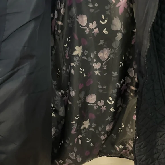 Weatherproof Quilted Navy Puffer Coat - Picture 3 of 15